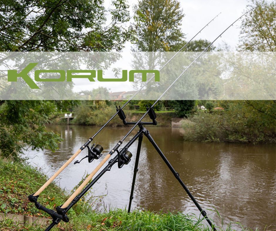 £270 Korum Limitless Power 12ft 2.75lb 275g 3.6m 2pc rod X2 and Progress Compact River Tripod